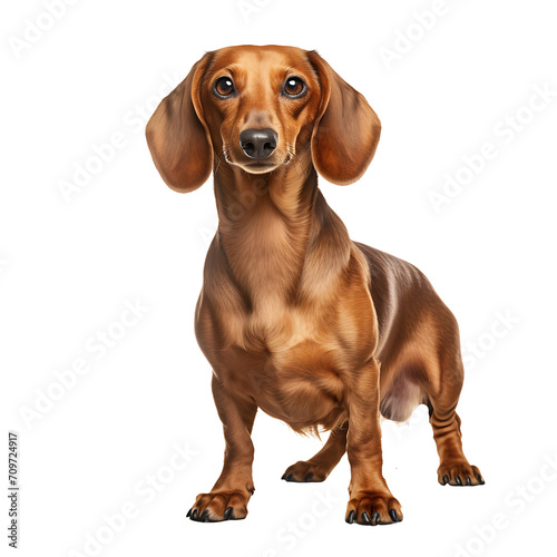 dachshund dog Realistic images on transparent background PNG  easy to use.