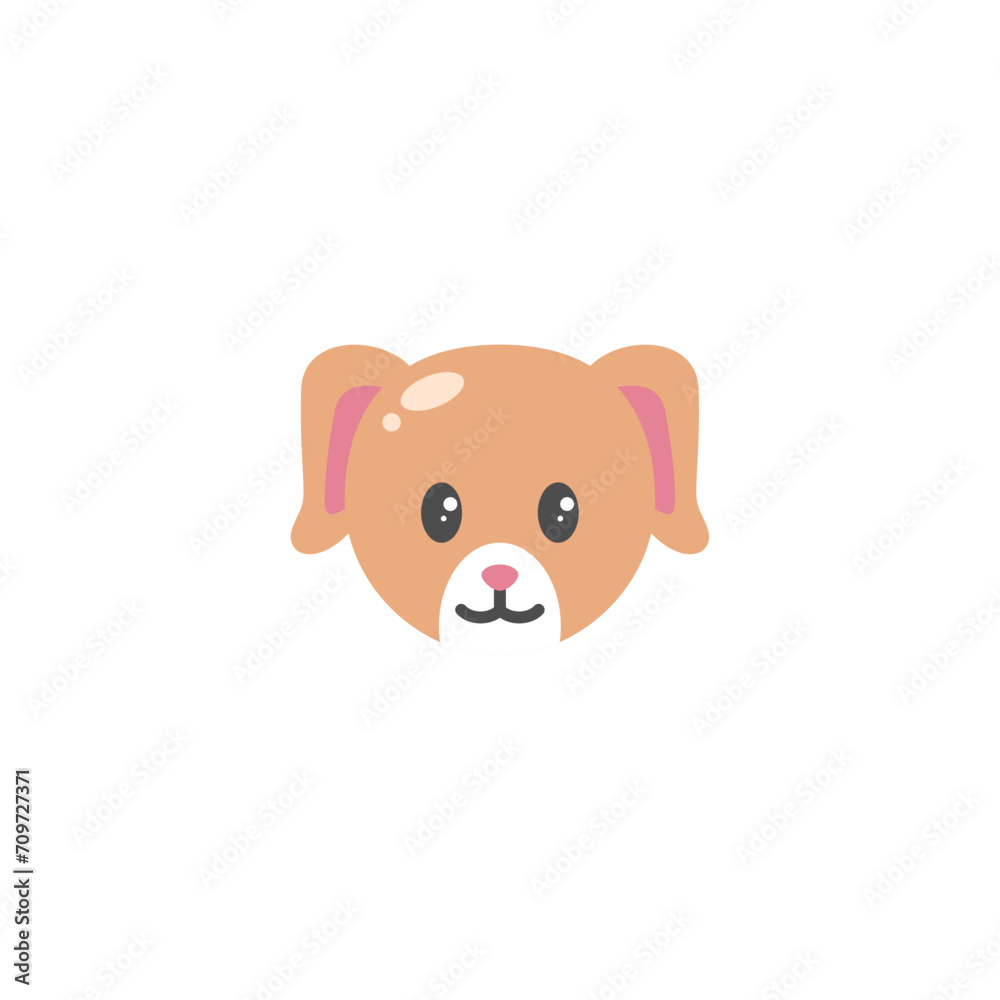 Icon Illustration of Dog Zodiac Flat Design - Chinese Zodiac Vector Illustration Icon Illustration of Dog Zodiac Flat Design - Chinese Zodiac Vector Illustration