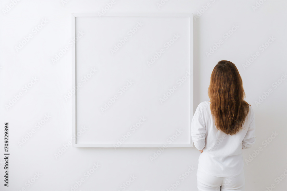 Generative AI technology picture people have art day visiting museum paintings gallery Generative AI technology picture people have art day visiting museum paintings gallery