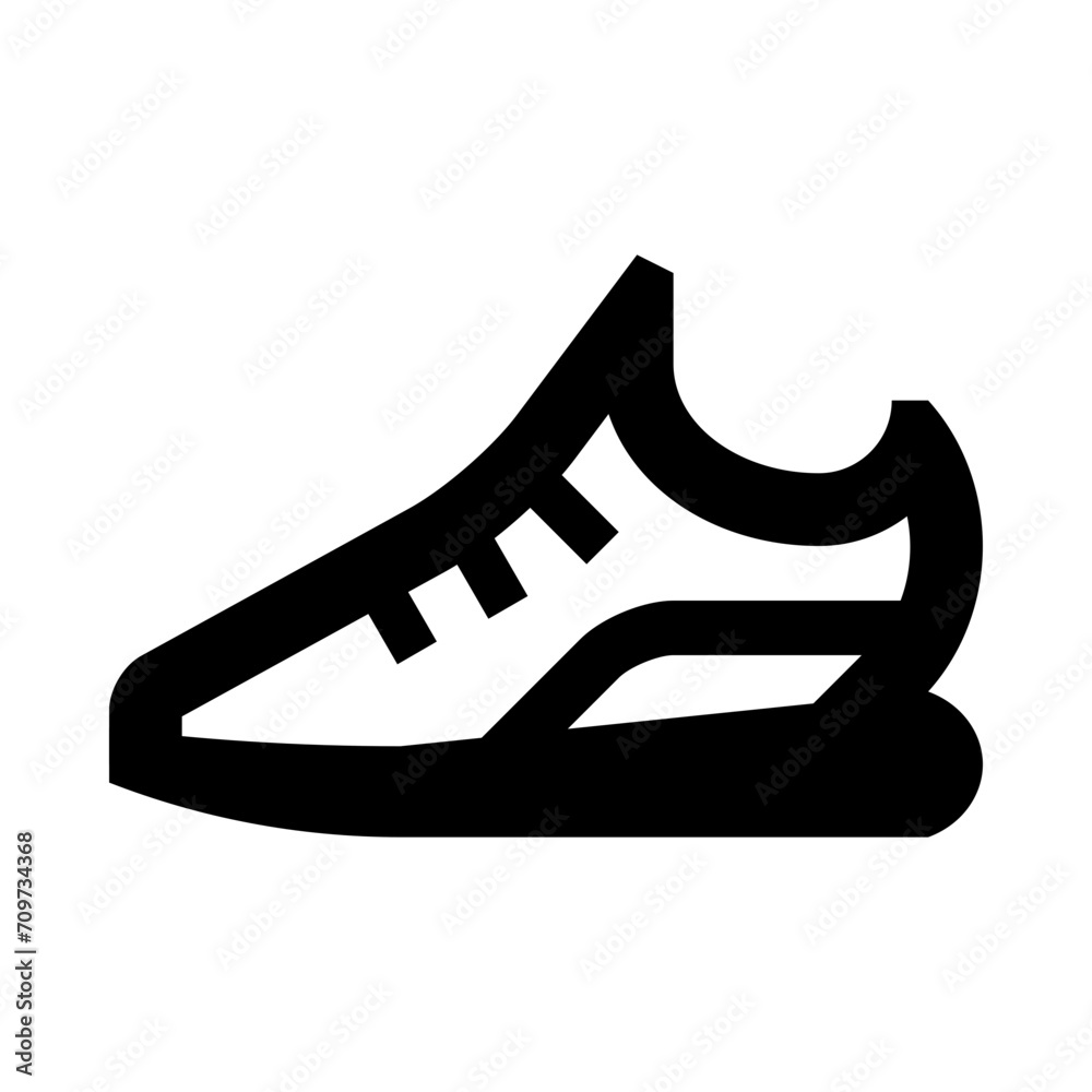 Hightop Sneaker Outline Icon Hightop Sneaker Outline Icon