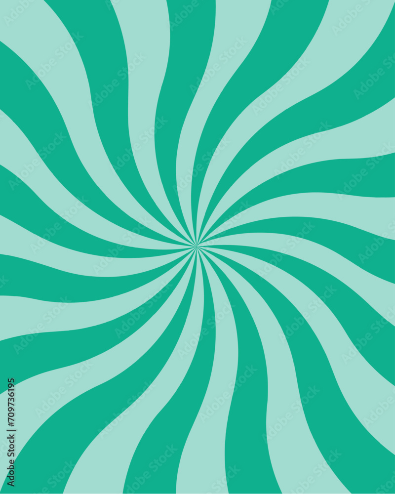 Swirl wavy twisted spiral vector poster background