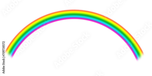 Rainbow with transparent background. Rainbow on isolated backgdrop  effect after rain  rainbow overlay  colorful rainbows  png