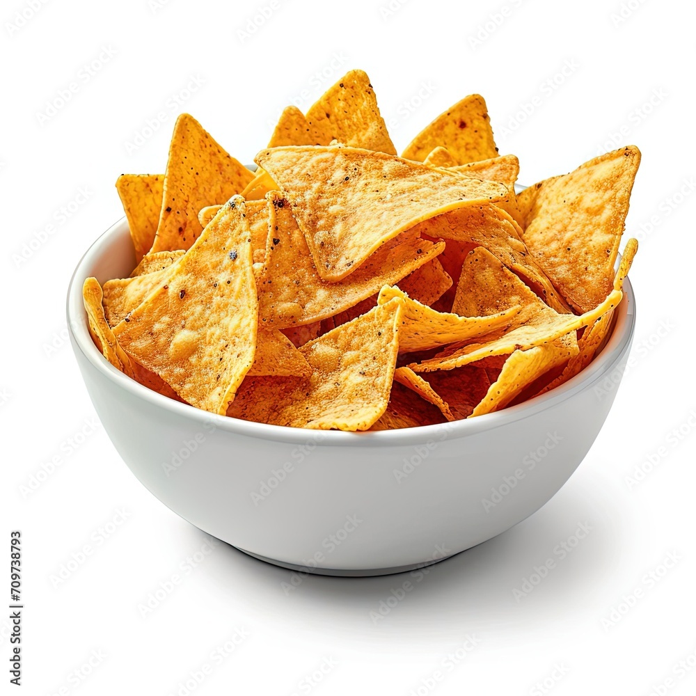 A bowl of Tortilla Chips A bowl of Tortilla Chips