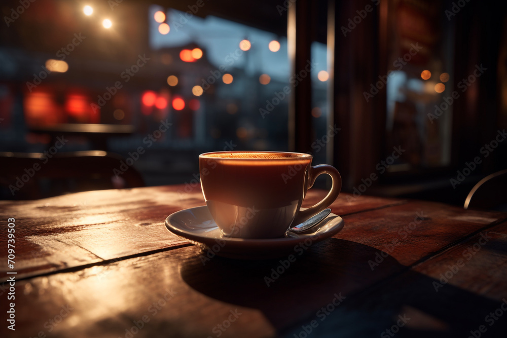 Coffee, cinematic lighting, hyperrealistic photograph created with Generative Ai Coffee, cinematic lighting, hyperrealistic photograph created with Generative Ai
