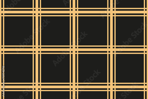 Checkered design wallpaper print in Retro style. Seamless pattern with squares. Geometric ornament isolated black background. Vector illustration can used textile and bed linen print. EPS 10
