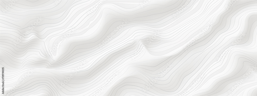 abstract white background with waves