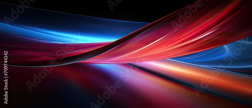 abstract wave colourful light for technology banner