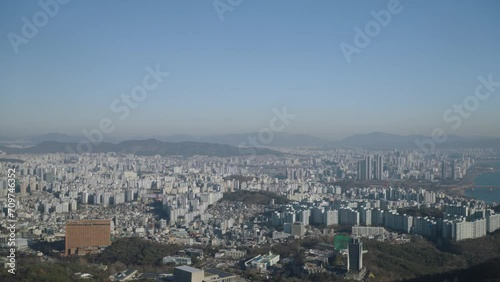 View of Seoul from Namsan Tower photo