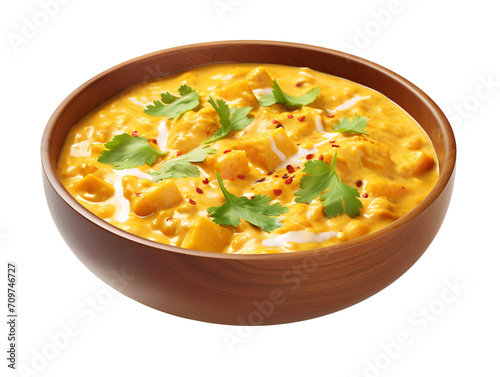 A Bowl of Curry, isolated on a transparent or white background