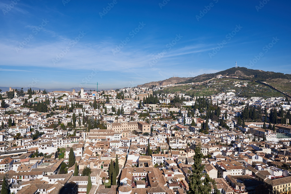 Albaicin and Sacromonte, Granada, Andalusia, Spain, Europe.