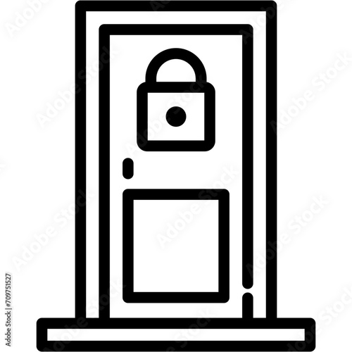 Locked Door Icon