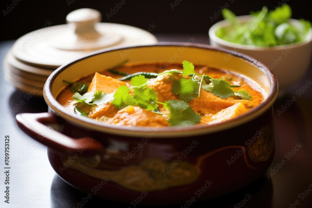 chicken tikka masala curry in a traditional clay pot chicken tikka masala curry in a traditional clay pot
