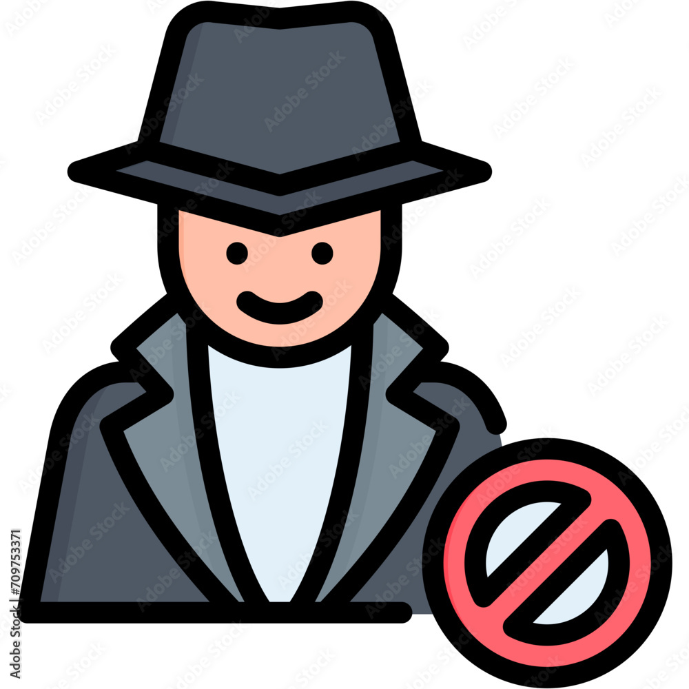 Fototapeta premium Anti Theft Icon