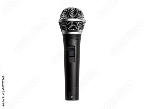 Professional Microphone, isolated on a transparent or white background