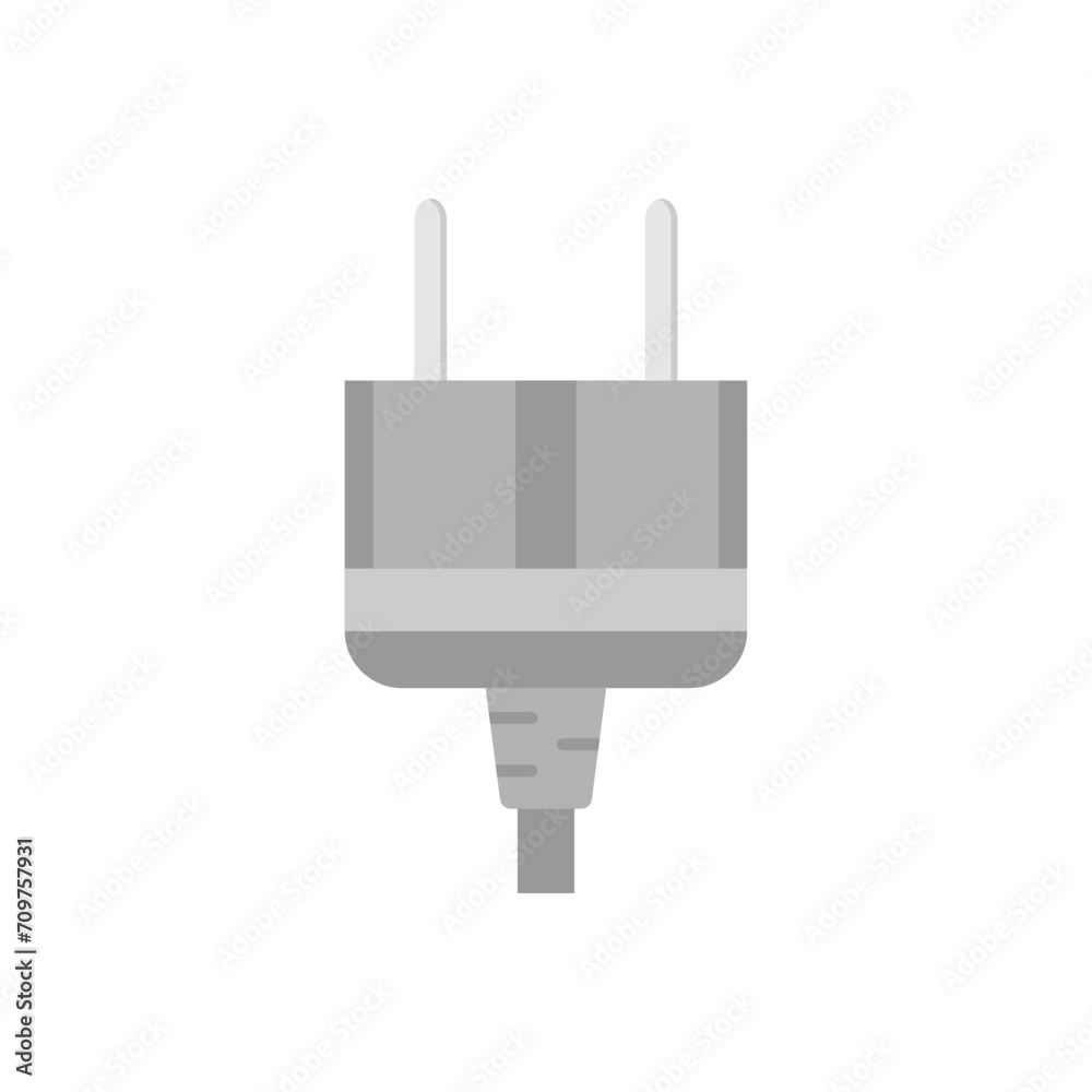 electric plug flat design vector illustration. power plug icon. Connection electricity. Vector illustration flat design electric plug flat design vector illustration. power plug icon. Connection electricity. Vector illustration flat design