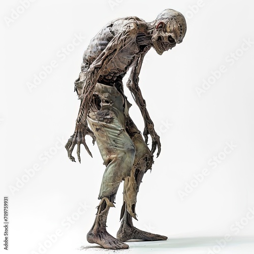 Full Body Zombie Isolated