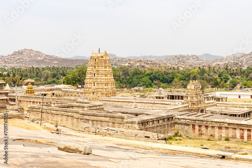 Sre Virupaksheswamy temple in Hampi  Karnataka  India  Asia
