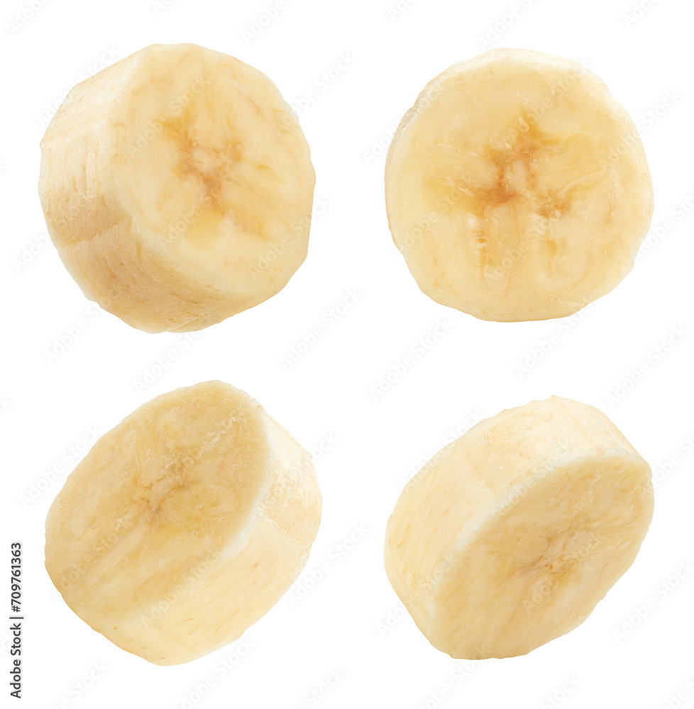 Isolated banana on white background Isolated banana on white background