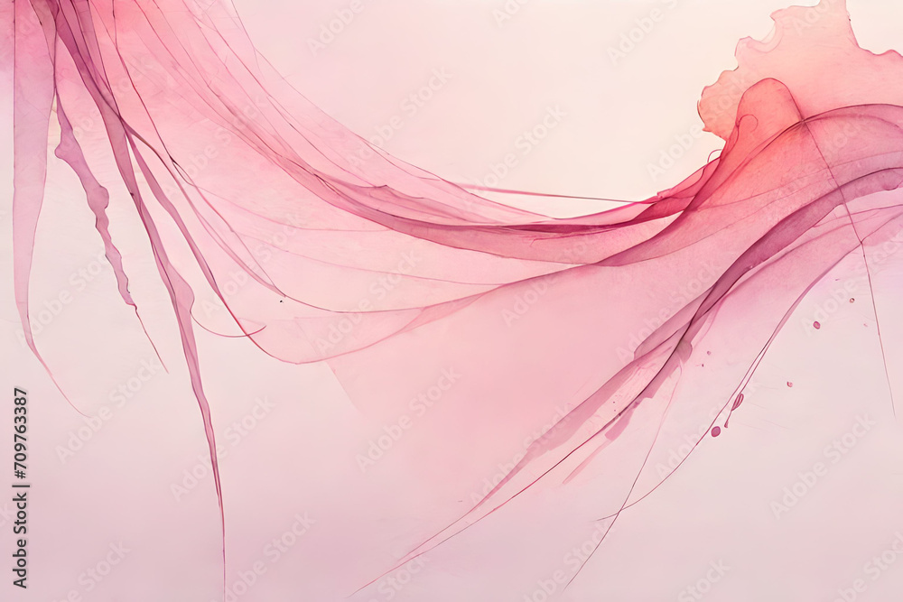 Obraz premium abstract pink watercolor brushstroke