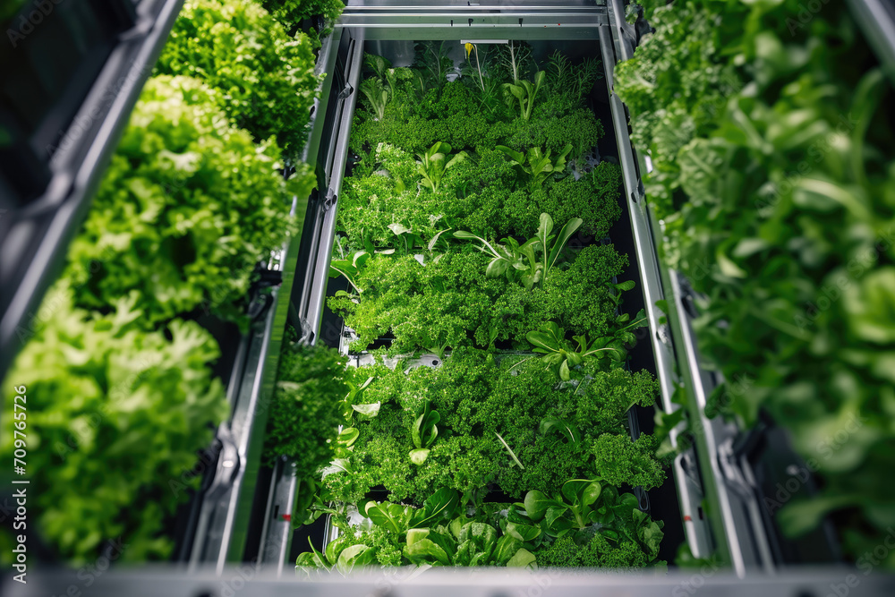Green technology, vegetables created in the laboratory