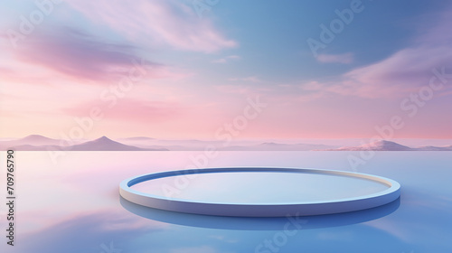 abstract minimalist background nordic futuristic 3d render