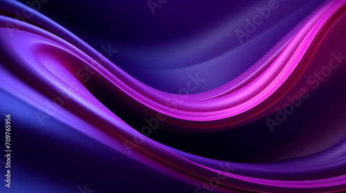 abstract neon background with fantastic curvy 3d render