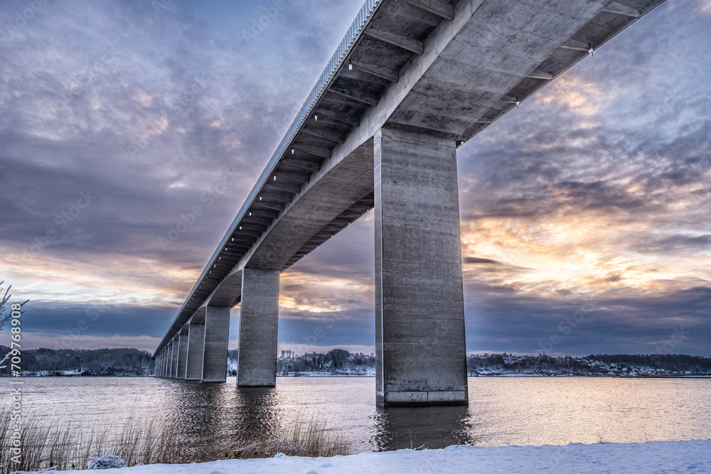 Vejle Fjord highway bridge, Denmark
