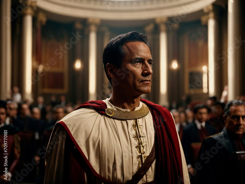 Julius Caesar's Leadership Qualities in Senate