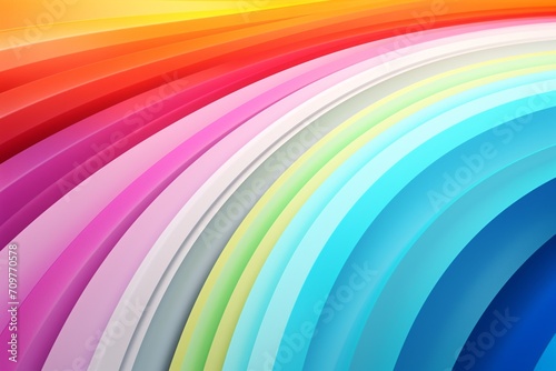 A rainbow background featuring vibrant colors and a white stripe © roy9