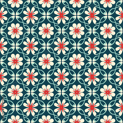 Wallpaper Mural Singapore Peranakan seamless pattern, seamless tile, background, Peranakan culture, Nyonya motifs, Nyonya pattern, Nyonya background, cultural symbols	 Torontodigital.ca