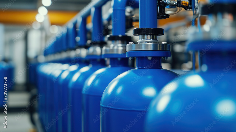 Cylinder compressed gases for oxygen, nitrogen, carbon dioxide, hydrogen and argon for welding and hospital