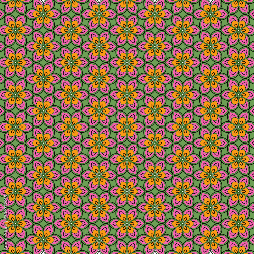 seamless pattern with flowers seamless pattern with flowers