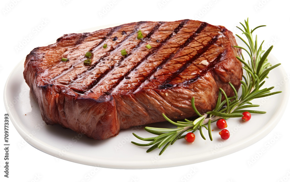 Steak isolated on transparent Background