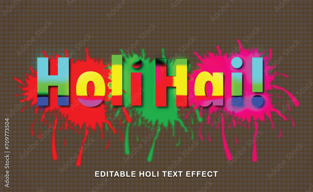 Obraz premium Text Effect Hoil