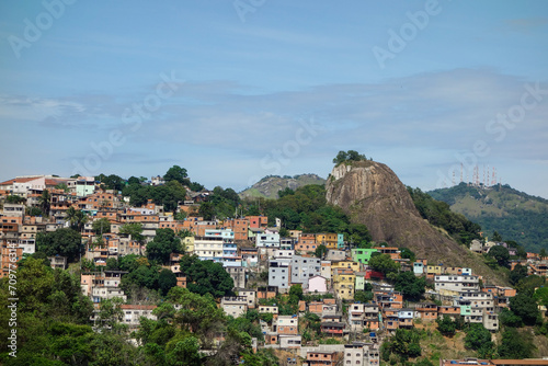 housing community on the hillside in Vitoria, Espirito Santo, Brazil