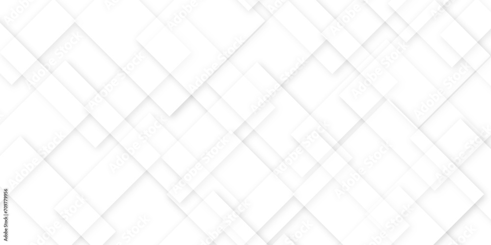 abstract modern square grid pattern ceramic tiles wall and floor background. White and gray paper shape design. Texture surface.metal background. mosic geometry style concept.