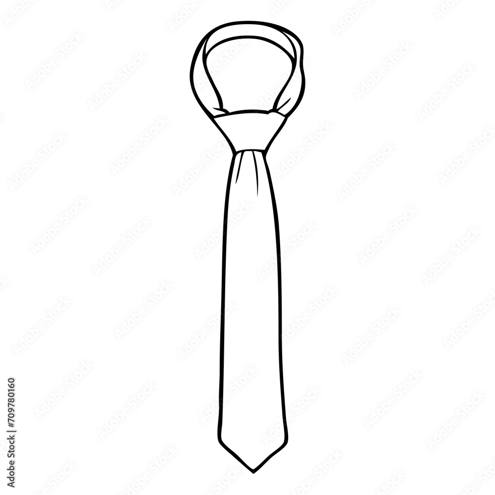 tie line vector illustration