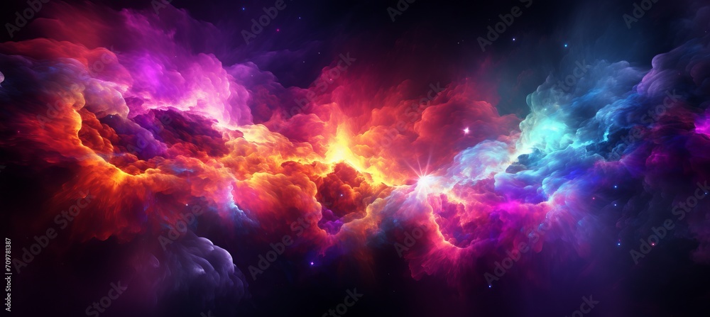 Starry night a dazzling universe of stars, nebulae, and galaxies adorning the dark sky Starry night a dazzling universe of stars, nebulae, and galaxies adorning the dark sky