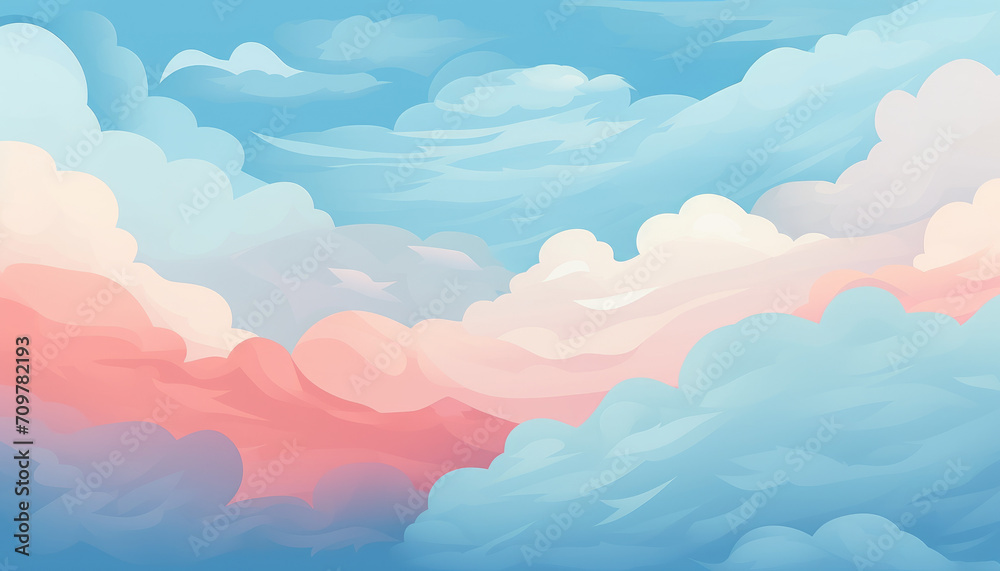 Abstract clouds in the sky background