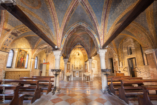 TREVISO, ITALY - NOVEMBER 8, 2023: The church Chiesa di San VIto e Santa Lucia. photo