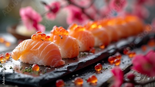 Exquisite Sushi Presentation