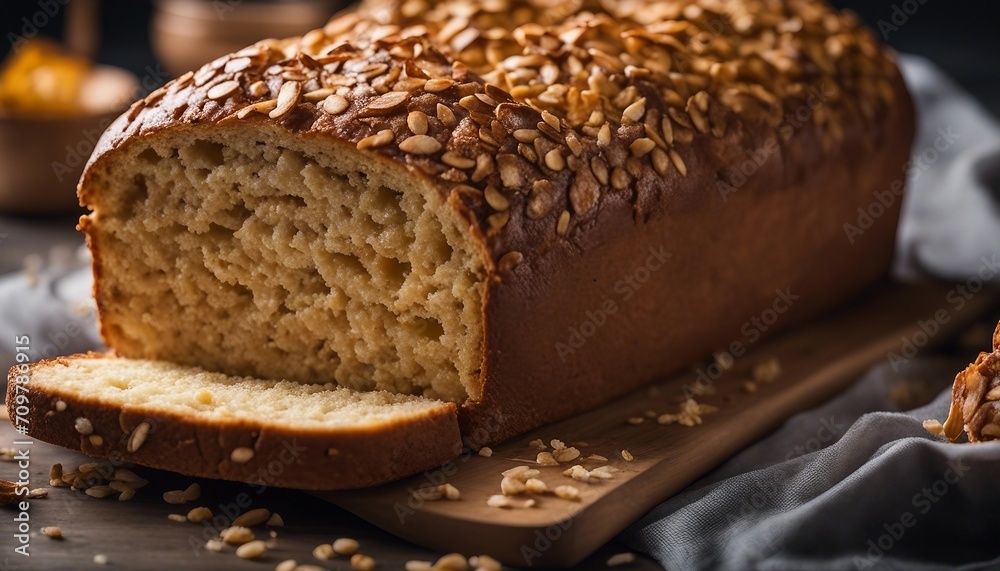 Dutch Crunch Bread, known for its unique, crackled crust, which is a ...