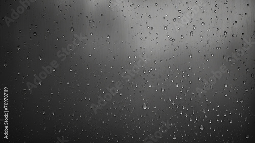 water condensation texture on gray solid background