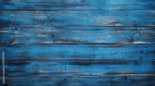 Blue wooden old texture