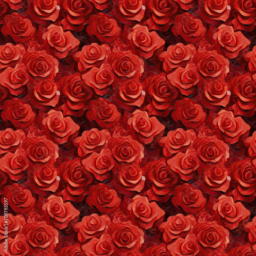 Roses background, floral background, seamless rose background, Valentine's background