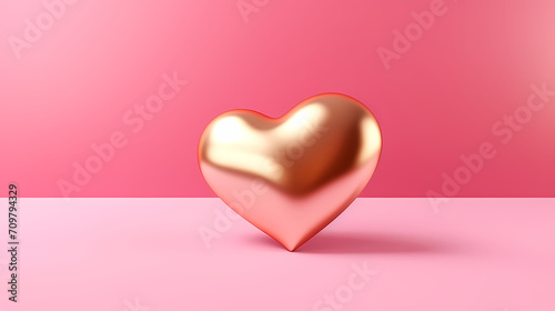 Romantic heart-shaped Valentine's Day background, symbolizing Valentine's Day, wedding, love