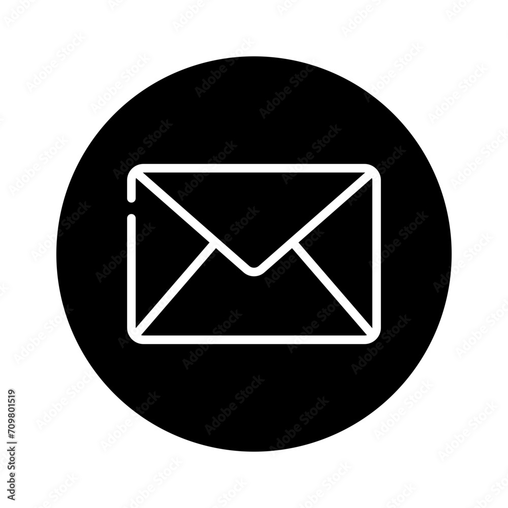 Envelope email letter mail icon. Envelope email letter mail icon.