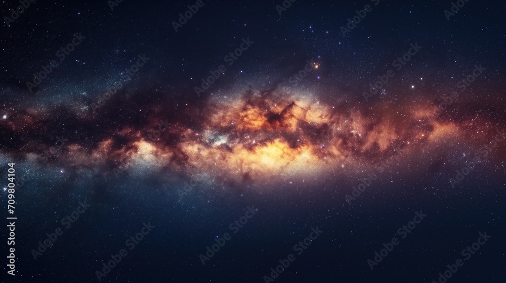 Milky way as seen from space - AI