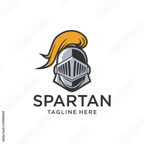 ''Warriors'' Spartan Logo Vector, Sparta Logo Vector, Spartan Helmet Logo