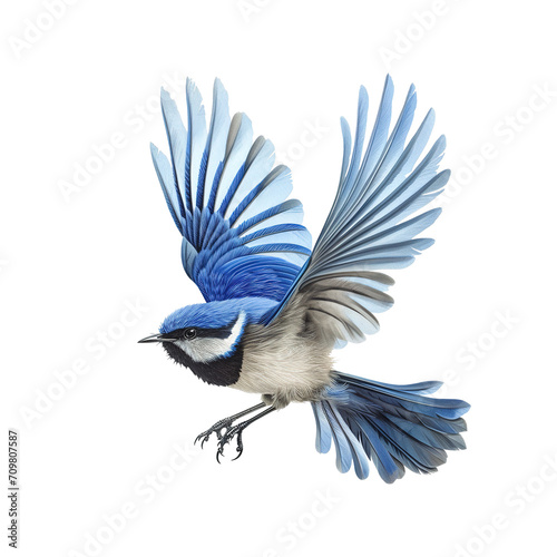 Splendid fairy wren bird